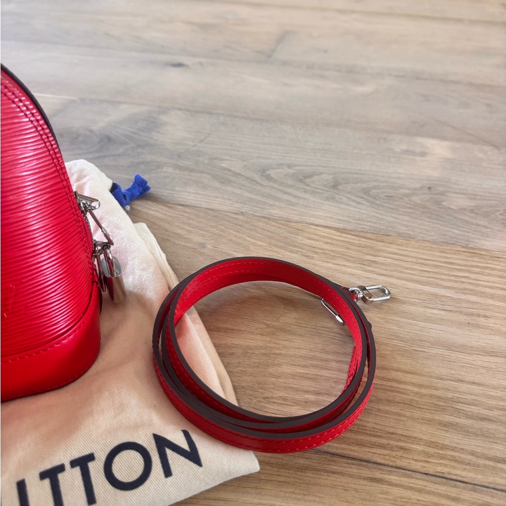 Louis Vuitton Alma BB Epi Leather Poppy Red - Picture 2 of 12